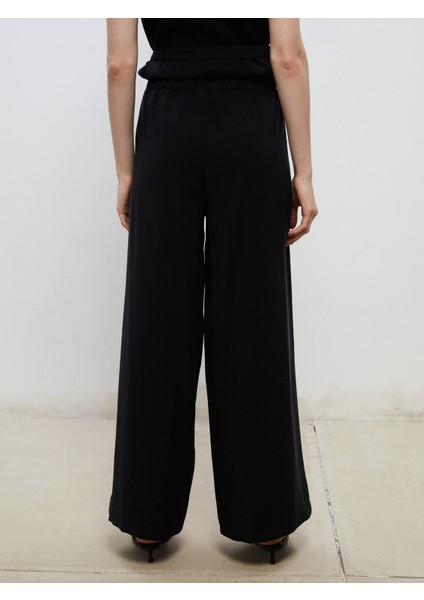 Beli Lastikli Geniş Paça Kadın Pantolon fırsatları