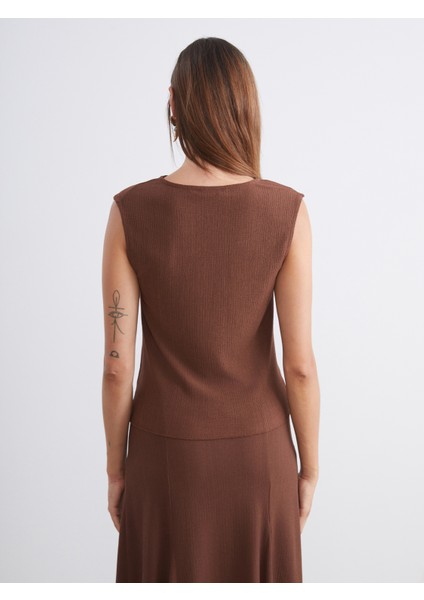 Dökümlü Yaka Dokulu Bluz fırsatları