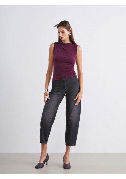 Dik Yaka Büzgülü Bluz fiyatları