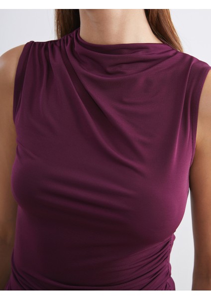 Dik Yaka Büzgülü Bluz modelleri