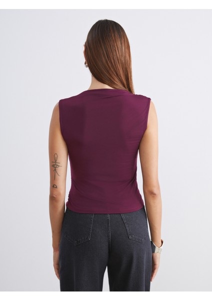 Dik Yaka Büzgülü Bluz fırsatları