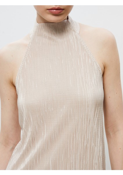 Halter Yaka Dokulu Bluz modelleri