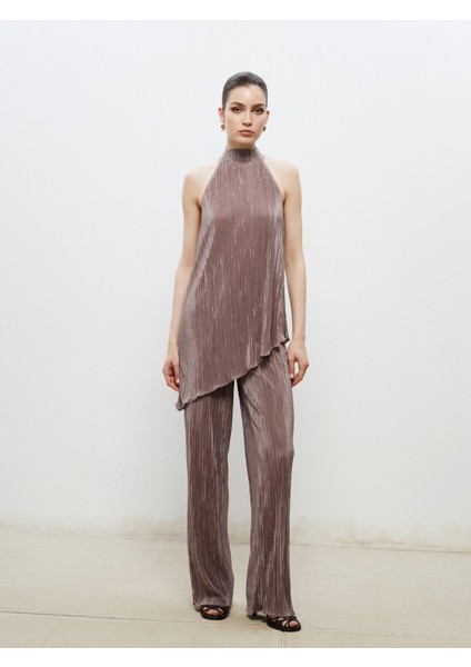 Halter Yaka Dokulu Bluz fiyatları