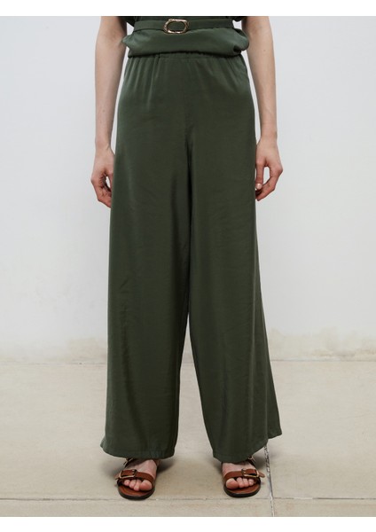 Beli Lastikli Geniş Paça Kadın Pantolon fiyatları
