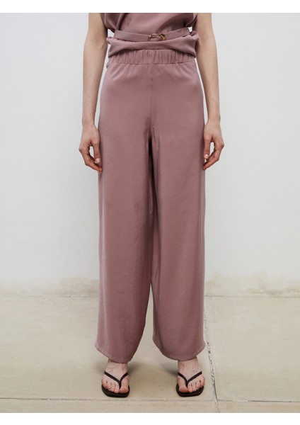 Beli Lastikli Geniş Paça Kadın Pantolon fiyatları