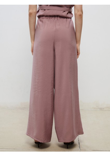 Beli Lastikli Geniş Paça Kadın Pantolon fırsatları