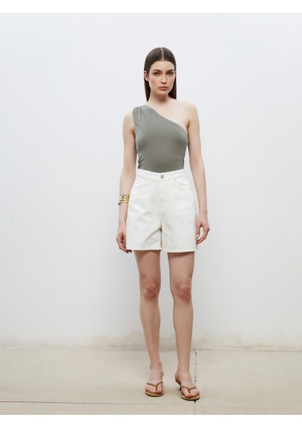 Tek Omuz Modal Karışımlı Bluz fiyatları