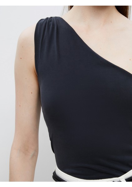 Tek Omuz Modal Karışımlı Bluz modelleri