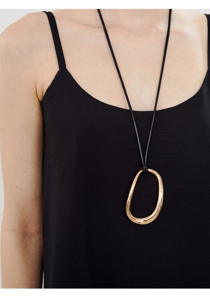 U Yaka Askılı Krep Elbise modelleri