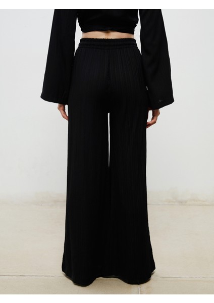 Beli Lastikli Dokulu Kadın Pileli Pantolon fırsatları