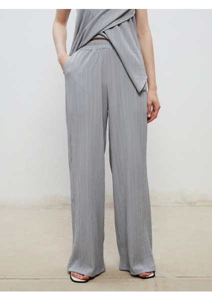 Beli Lastikli Keten Karışımlı Kadın Pantolon fiyatları