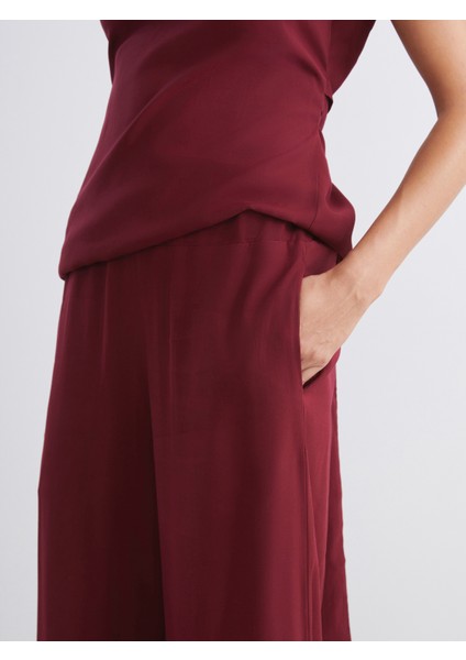 Beli Lastikli Geniş Paça Kadın Pantolon modelleri