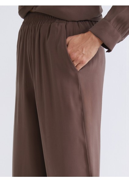 Beli Lastikli Modal Karışımlı Kadın Pantolon modelleri