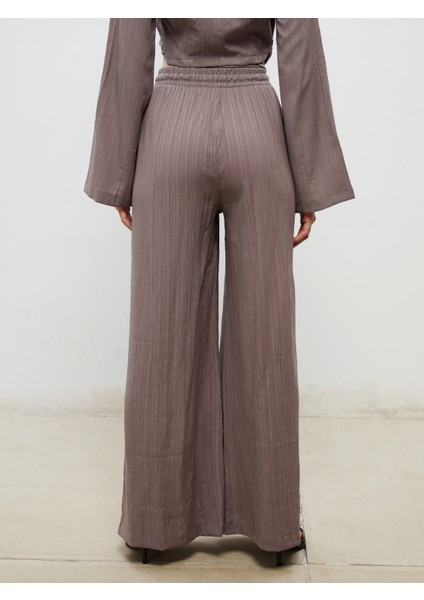 Beli Lastikli Dokulu Kadın Pileli Pantolon fırsatları