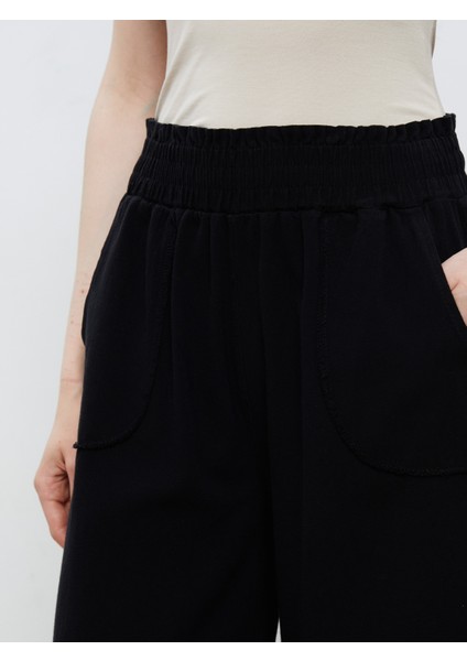 Beli Lastikli Geniş Paça Kadın Pantolon modelleri