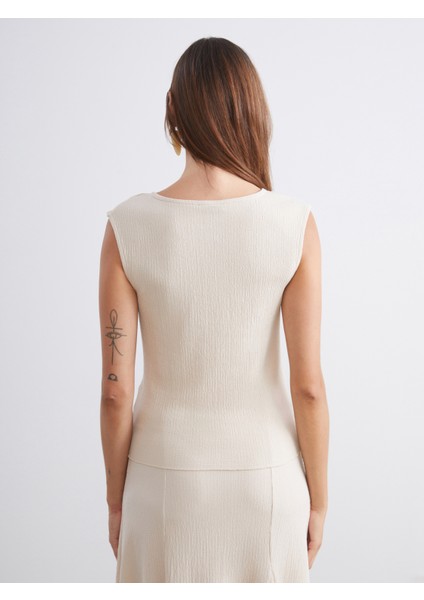 Dökümlü Yaka Dokulu Bluz fırsatları