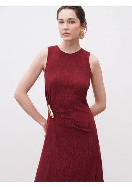 Bisiklet Yaka Krep Elbise fiyatları