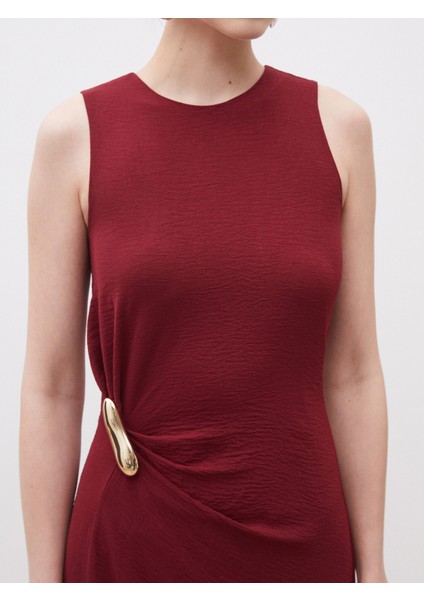 Bisiklet Yaka Krep Elbise modelleri