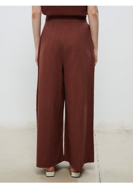 Beli Lastikli Geniş Paça Kadın Pantolon fırsatları