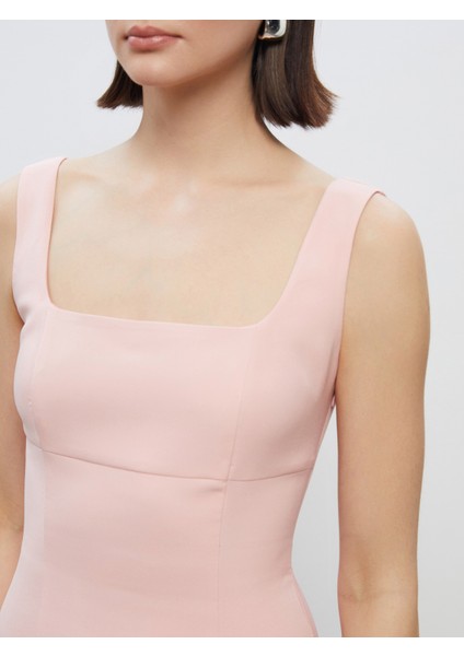 Kare Yaka Mini Elbise modelleri