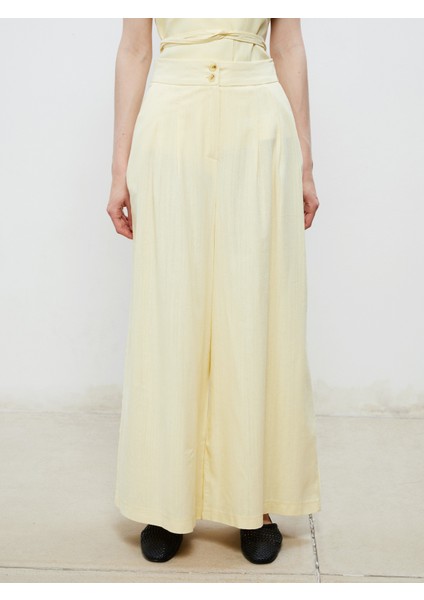 Beli Lastikli Geniş Paça Kadın Pantolon fiyatları