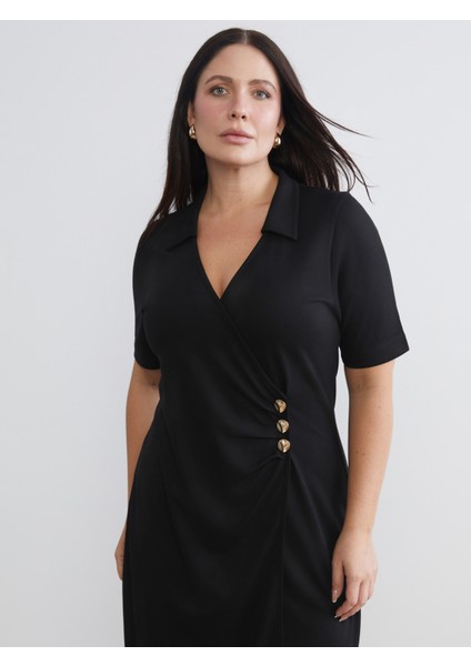 Gömlek Yaka Büzgülü Elbise fiyatları