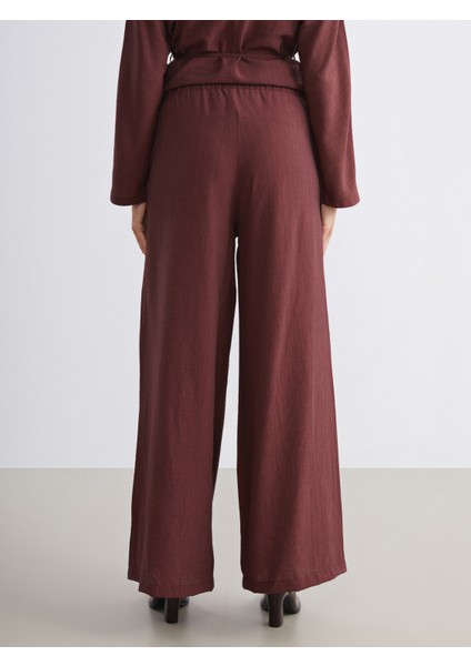 Beli Lastikli Geniş Paça Kadın Pantolon fırsatları