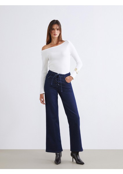 Flare Kadın Jean Pantolon