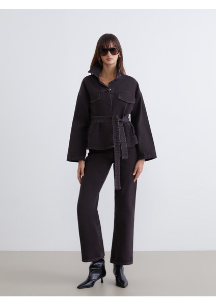 Wideleg Kadın Jean Pantolon