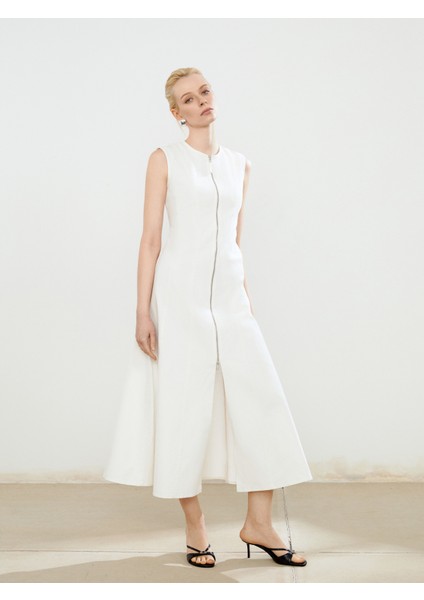 Bisiklet Yaka Jean Elbise