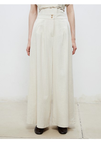 Beli Lastikli Geniş Paça Kadın Pantolon fiyatları