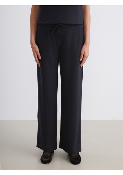 Beli Lastikli Geniş Paça Kadın Eşofman Altı fiyatları