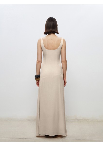 Kare Yaka Saten Abiye Elbise fırsatları