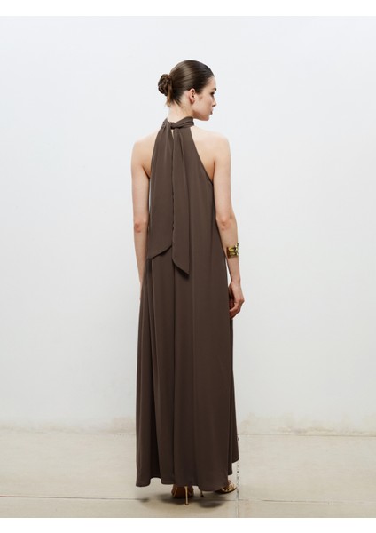 Halter Yaka Saten Elbise indirimleri