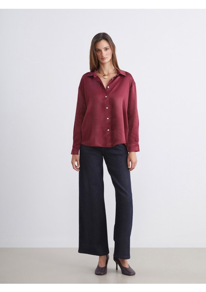 Desenli Saten Kadın Gömlek fiyatları