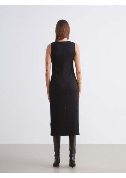 Bisiklet Yaka Kolsuz Elbise fırsatları