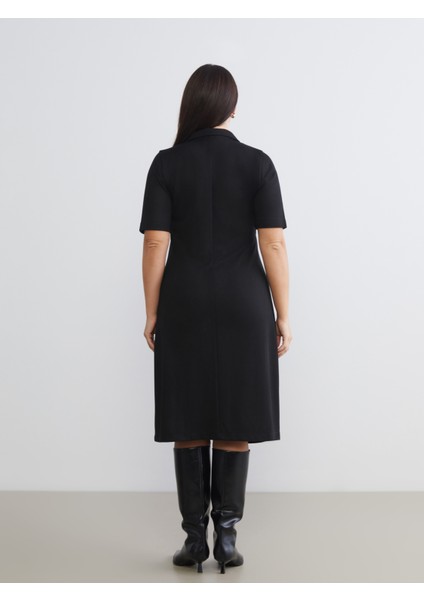 Gömlek Yaka Büzgülü Elbise fırsatları