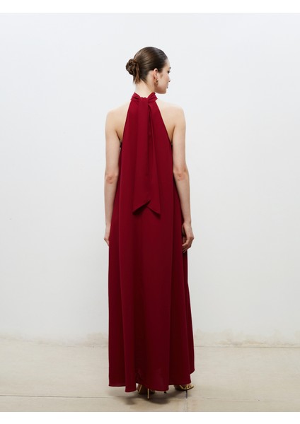 Halter Yaka Saten Elbise fırsatları