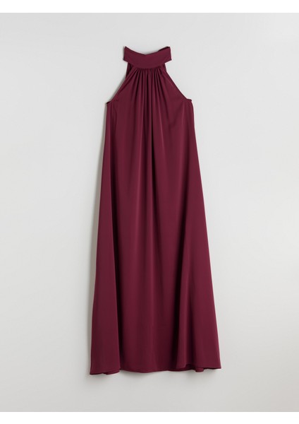 Halter Yaka Saten Elbise indirimleri