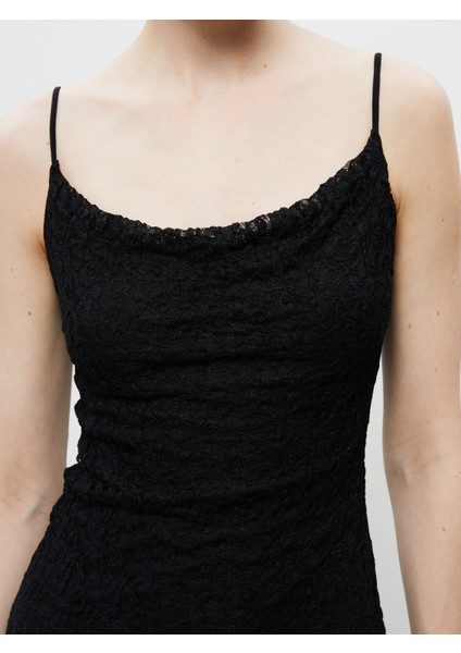 Kare Yaka Askılı Elbise modelleri