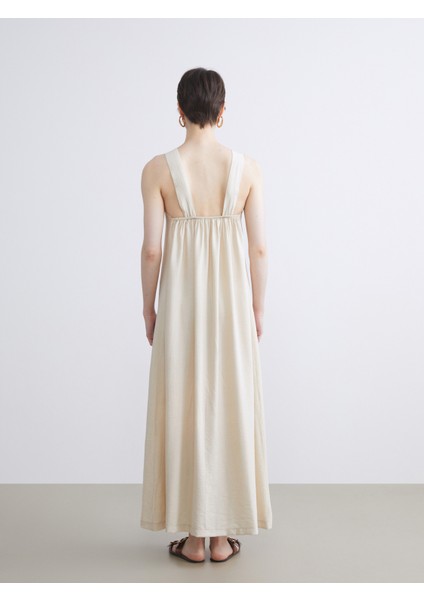 Halter Yaka Büzgülü Elbise fırsatları