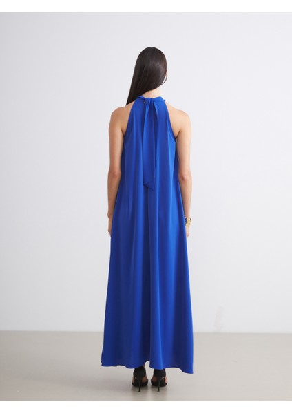 Halter Yaka Büzgülü Elbise fırsatları