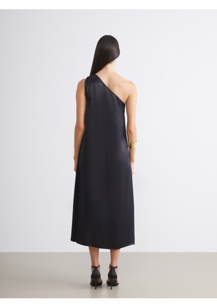 Tek Omuz Saten Elbise fırsatları