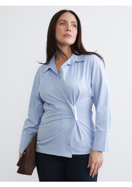 Büzgülü Kadın Gömlek