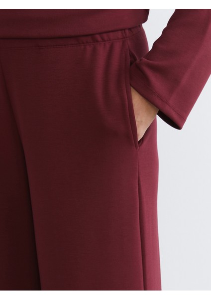 Beli Lastikli Geniş Paça Kadın Eşofman Altı modelleri