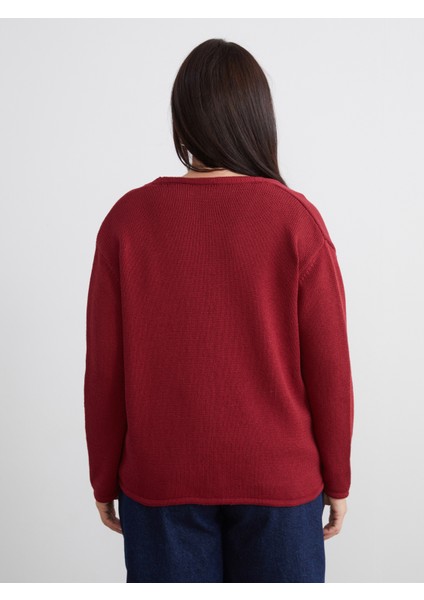 Büyük Beden V Yaka Kadın Triko Hırka fırsatları