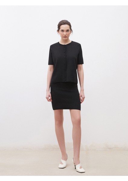 Bisiklet Yaka Desenli Kadın Triko Hırka fiyatları