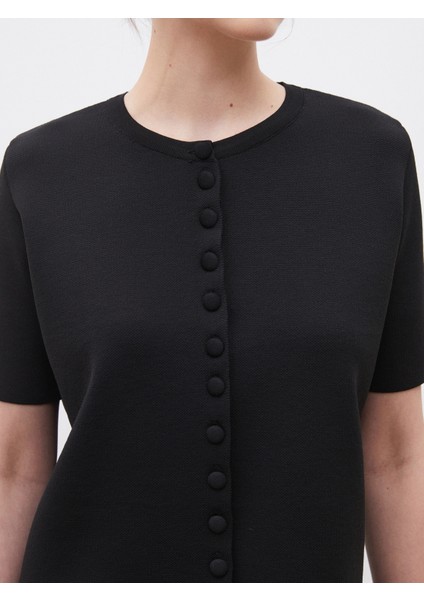 Bisiklet Yaka Desenli Kadın Triko Hırka modelleri