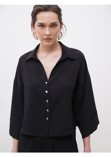 Crop Poplin Kadın Gömlek fiyatları