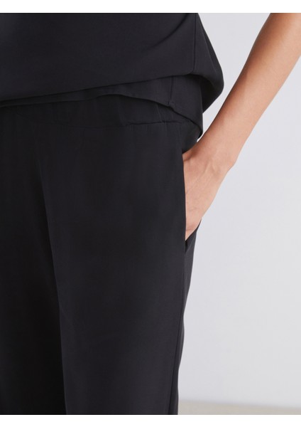 Beli Lastikli Geniş Paça Kadın Pantolon modelleri